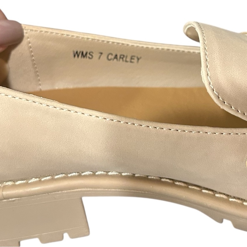 DV Dolce Vita Carly Cream Slip-On Loafers - Picture 6 of 7